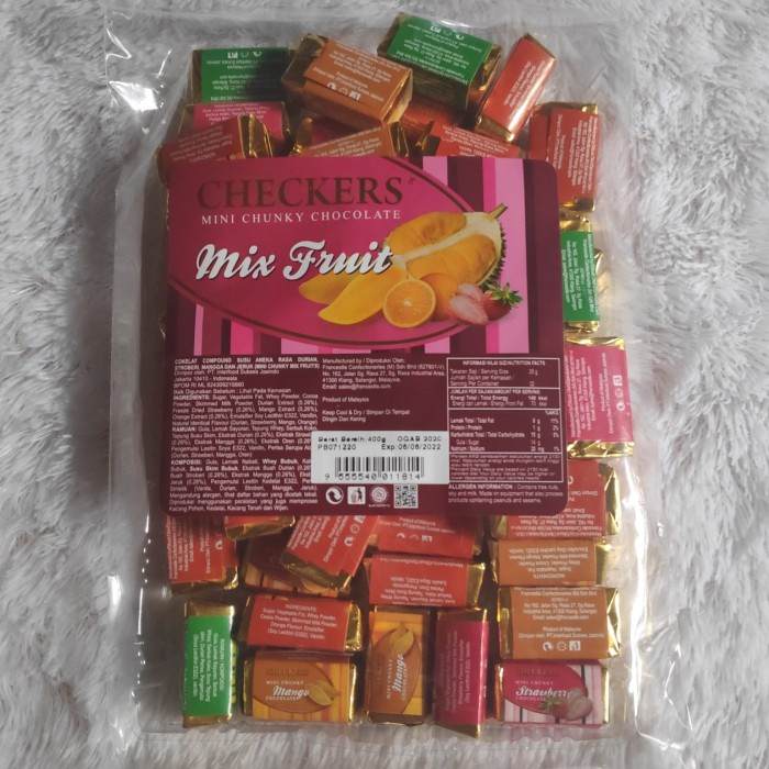 

Checkers Mini Chunky Chocolate/Coklat Checkers Mini