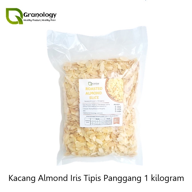 

Almond Iris Oven / Roasted Almond Slice (1 kilogram) by Granology