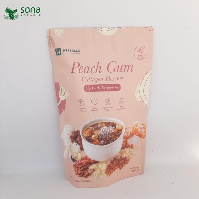 

Peach Gum Collagen Dessert with Tangerine 165gr - Herbaleo