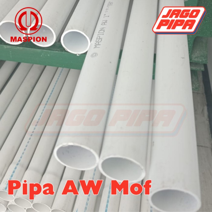 (BestSeller) Maspion Pipa AW 3/4 Inch Putih MOF PVC 4 Meter Paralon 3/4" PUTIH