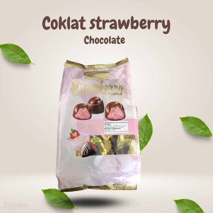 

terbaru !!! coklat alessio praline strawberry / 250 gram / coklat import / alessio coklat /