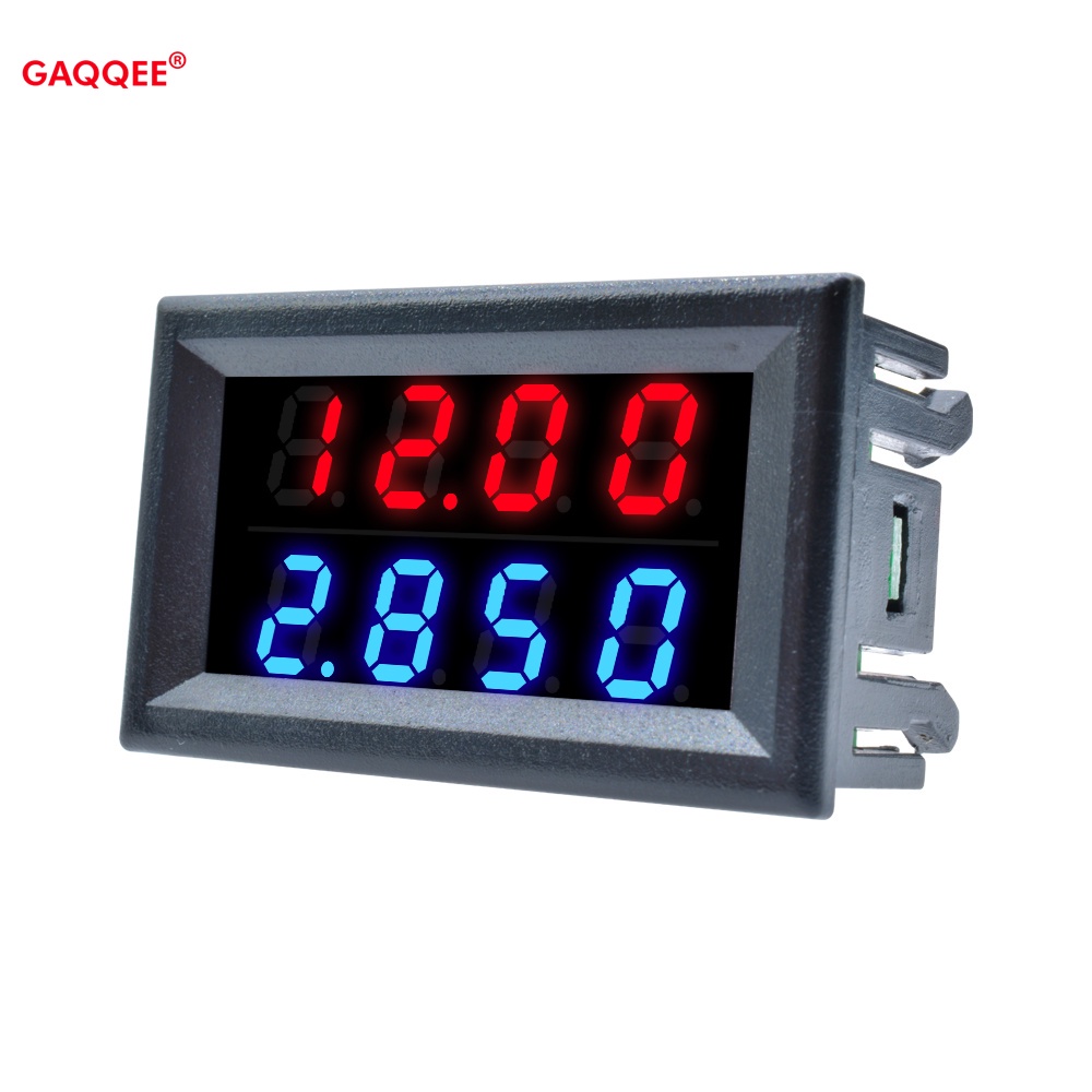 Voltmeter Ammeter DC 200V 10A Blue Red Dual Digital LED Display Ampere Volt Voltage Current Meter Te