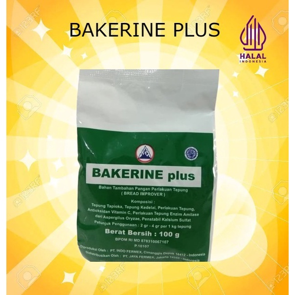 

Promo Pelembut Roti - Bread Improver Bakerine Plus 100gr