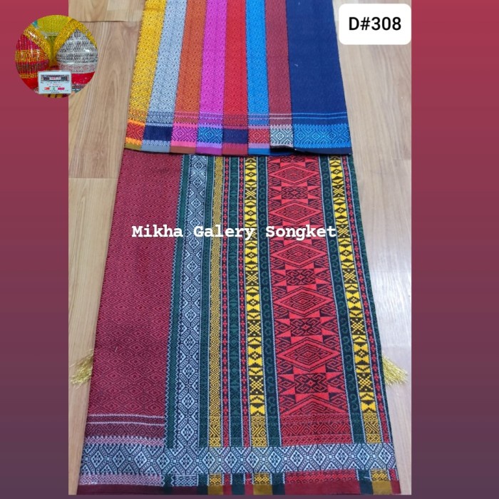 Semi Songket Tarutung Mesin Motif Tumtuman Tarutung