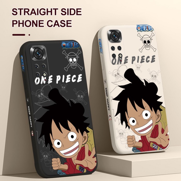 Case Redmi Note 11 11 PRO 5G LUFFY One Piece Cartoon Softcase Gambar