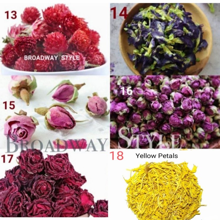 

SALE PROMO DRIED FLOWERS CAKE DECORATING HIASAN TOPPING EDIBLE FLOWER TOPPER KUE SET READYY