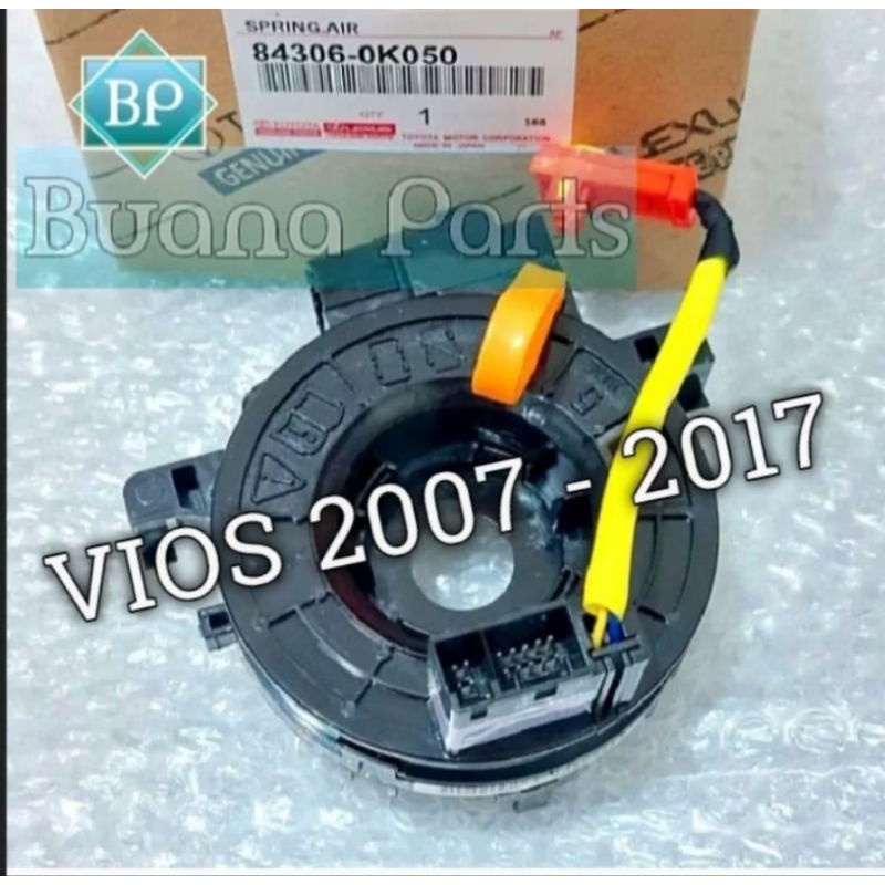 Kabel Spiral Klakson Stearing Control Fleksibel Stir Airbag Toyota Vios Gen 2 2007 2008 2009 2010