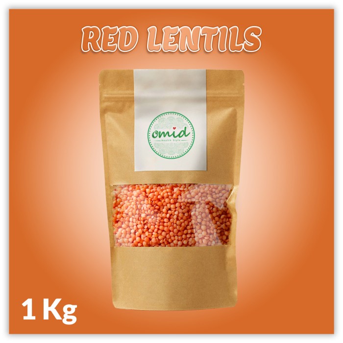 

Organic Red Lentils - Kacang Lentils Merah - 1 kg