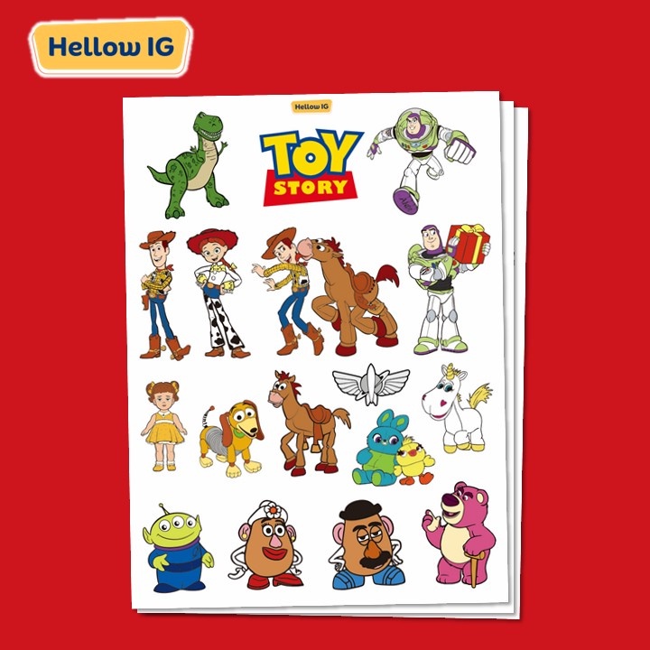 

NEW STICKER STIKER TOY STORY TOYS STORY STIKER BOTOL LUCU HP HELM AESTHETIC KOPER PREMIUM WATERPROOF