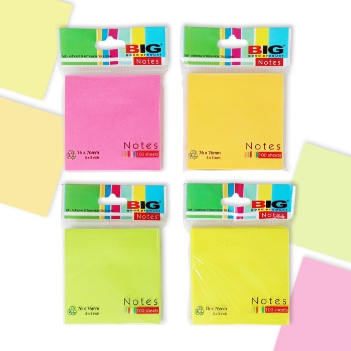 

(BestSeller) Post It 76X76 Tumpuk BIG