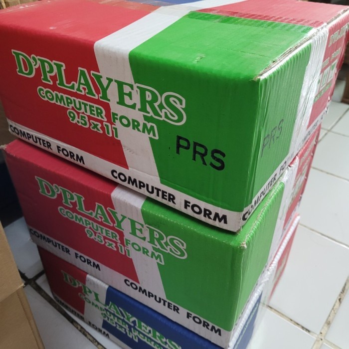 

(BestSeller) Continuous Form Kertas Komputer NCR D'PLAYERS 9.5 x 11 5 Ply : 2 / PRS