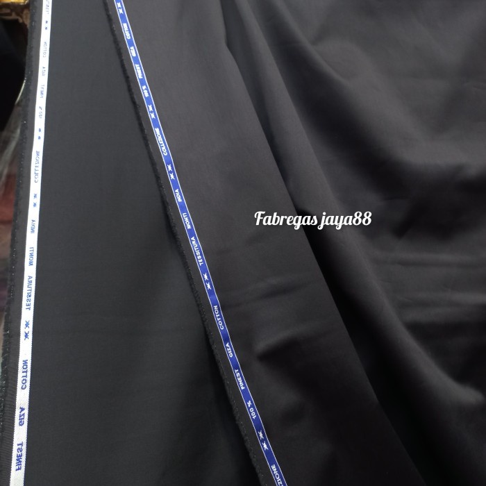 

KAIN KATUN TURKY PREMIUM 100% GIZA COTON HITAM POLOS BY MONTI