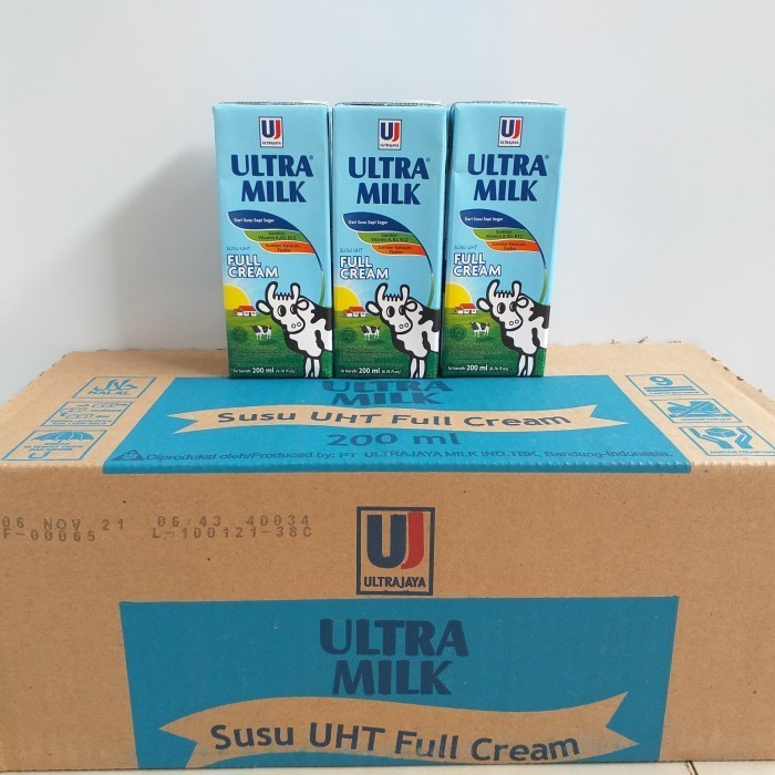 

(BestSeller) 1 Dus Ultra Milk 200ml Isi 24 Pcs / Susu Ultra 1 Karton UHT Milk