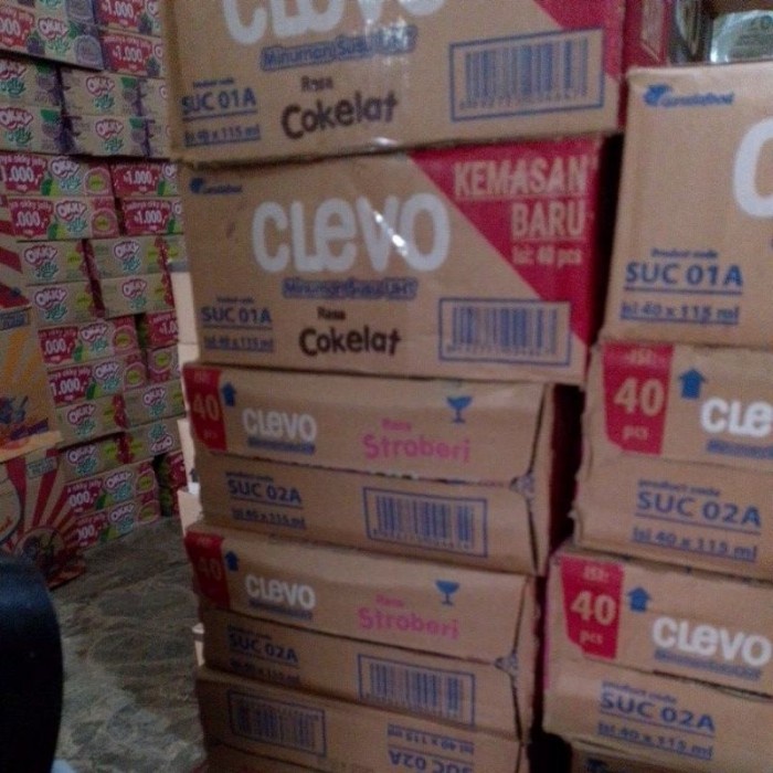 

(BestSeller) Susu Clevo UHT 115ml 1 Dus isi 40 pcs