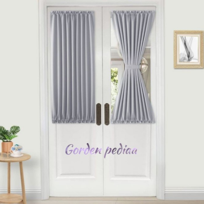 Gorden model spiral pintu jendela ikat kupu kupu/hordeng/tirai/korden/gorden pintu kaca minimalis