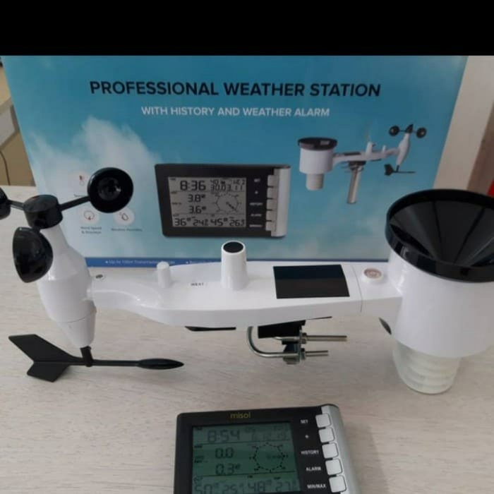 Jual Wireless Weather Station Anemometer Wireless WIFI Weather Station