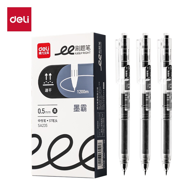 

Deli Pulpen Gel / Gel Pen Hitam SA235