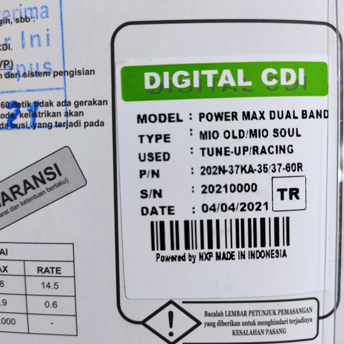 CDI BRT DUALBAND MIO SPORTY/MIO SOUL/NOUVO