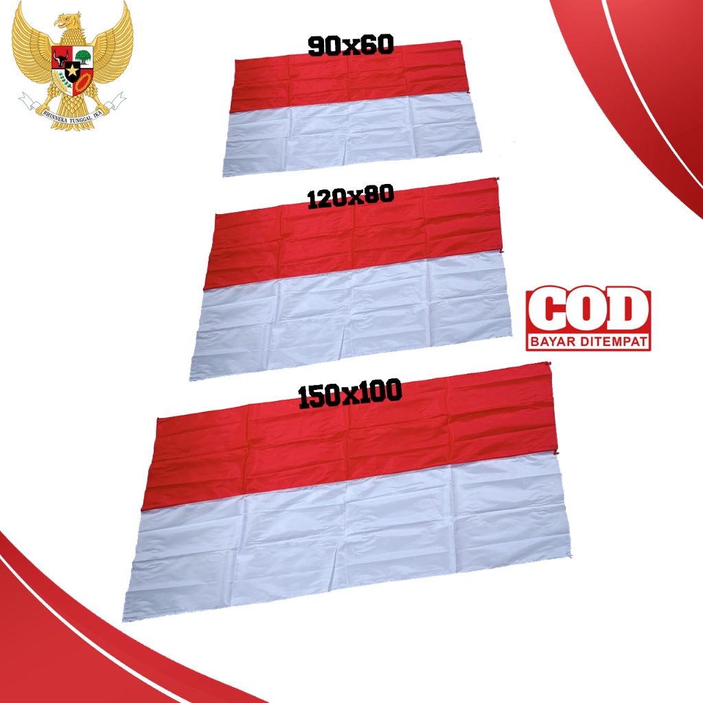 PROMO / Bendera merah putih ukuran 150x100 bendera indonesia
