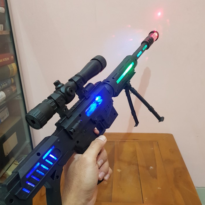 Playful Minds - Mainan Tembakan Sniper Laser - Mainan Tembakan Tentara