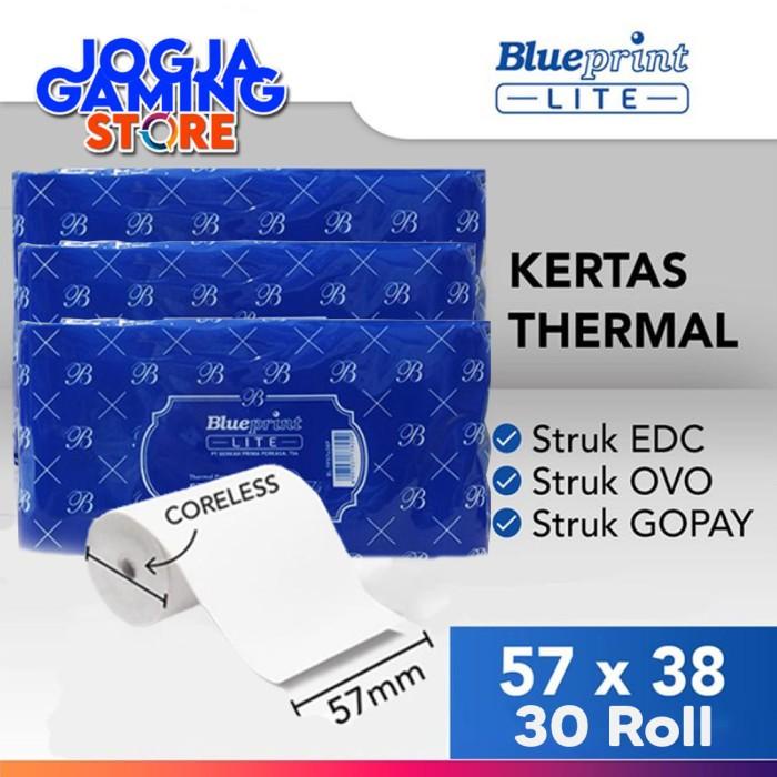 

Diskon Kertas Thermal Kasir Edc Blueprint Lite 57X38 57X40 - 3 Pack 30 Roll Jogjagamingstore Packing