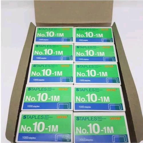 

Barang Terlaris [5 Dus Isi 100 Pack] Isi Steples Joyko No.10 Kecil Reful Hekter No.10-1M Packing