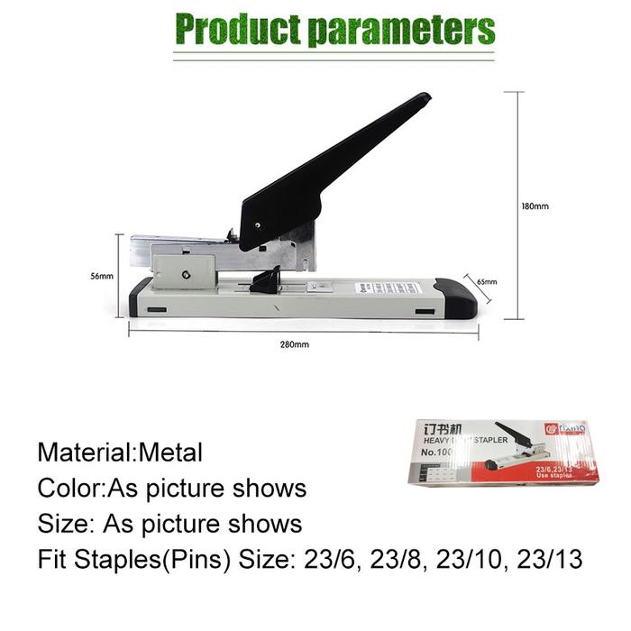 

Ready Stock 80 Pages Hekter Besar Stapler Heavy Duty Stapler Large Book Binding Machine Peralatan