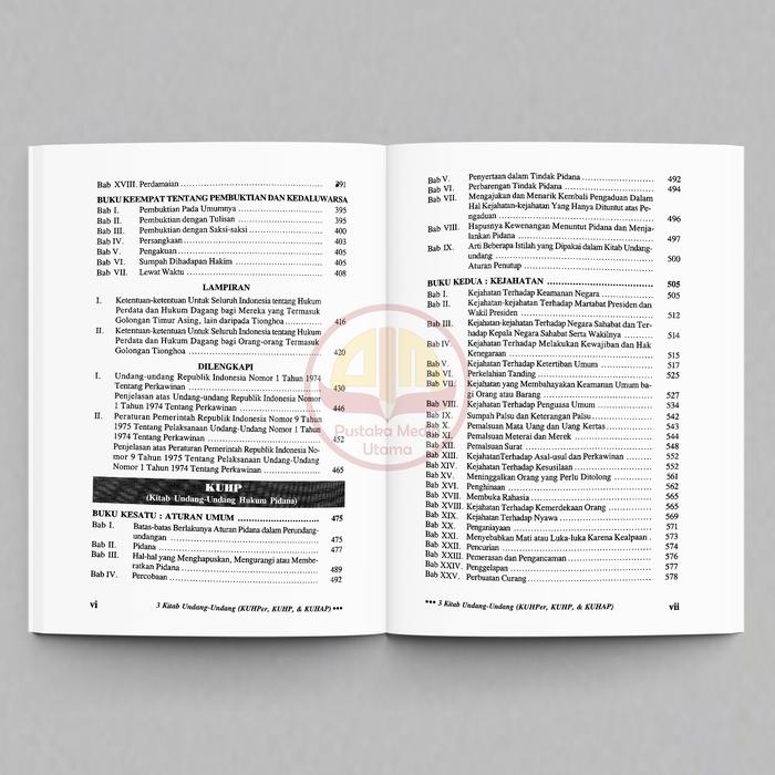 

Terbaru!! 3 Kitab Undang-Undang Hukum Kuhper Kuhp Kuhap Kalf Packing Aman