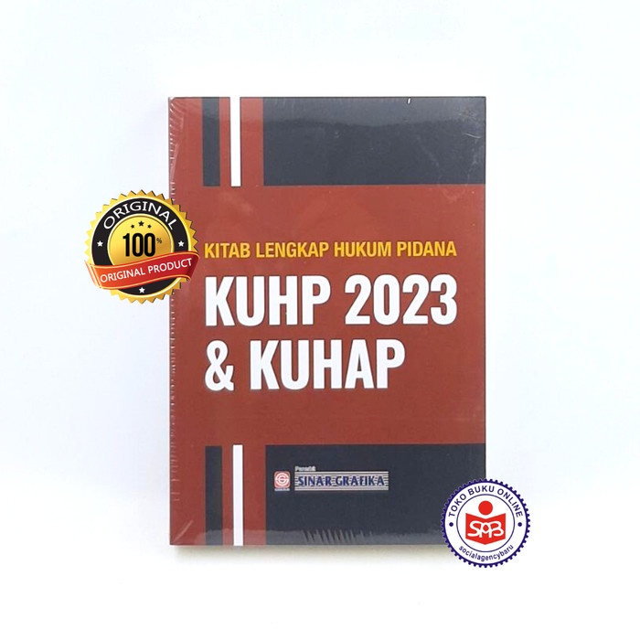 

Terbaru!! Kitab Lengkap Hukum Pidana Kuhp 2023 Dan Kuhap Packing Aman