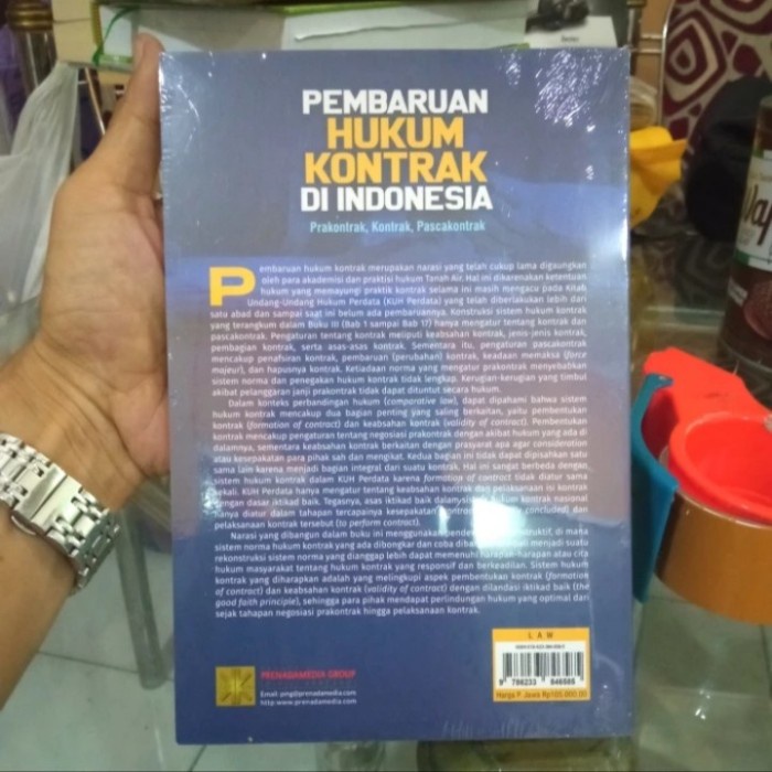 

Ready Stock Pembaruan Hukum Kontrak Di Indonesia Prakontrak, Kontrak, Pascakontrak - Dr. M. Natsir