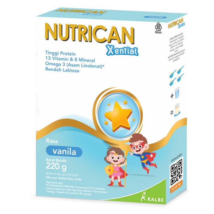 

(BestSeller) NUTRICAN Xential Rasa Vanila Nutrisi Susu Untuk Pasien Kanker Anak
