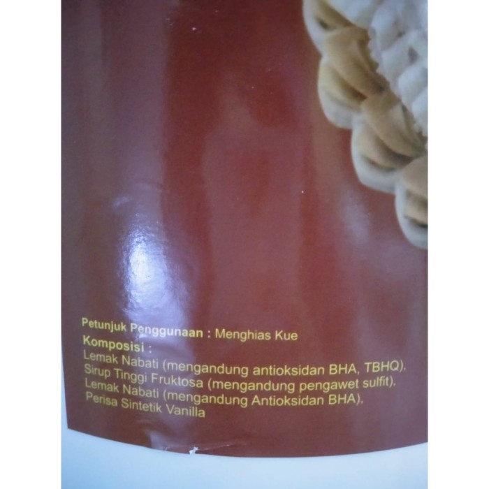 

(BestSeller) Hollmann Butter Cream Siap Pakai 500gram