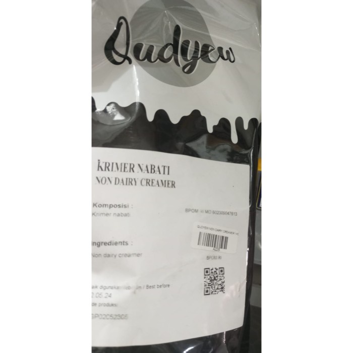 

(BestSeller) Qudyew Krimer Nabati Non Dairy Creamer Milk tea Bubuk Premium Halal BPOM 1kg