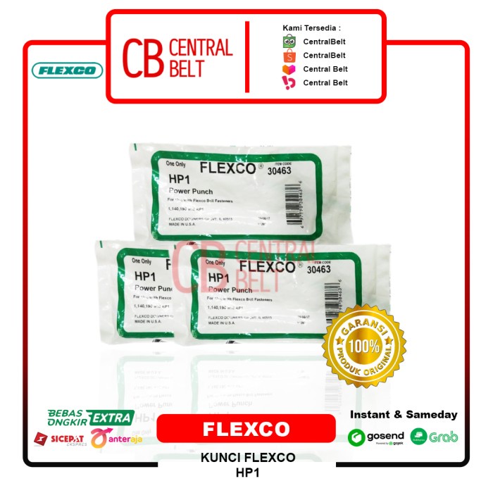 

Jual [READY] KUNCI FLEXCO / POWERED PUNCH HP1