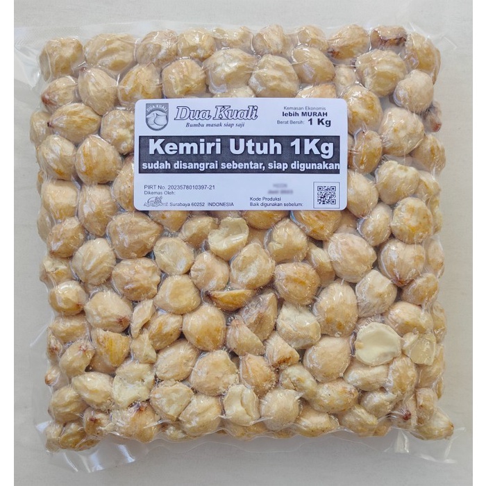

Produk Viral Dua Kuali Kemiri Utuh Kemasan Vacuum 1Kg Atau 350G Packing Aman