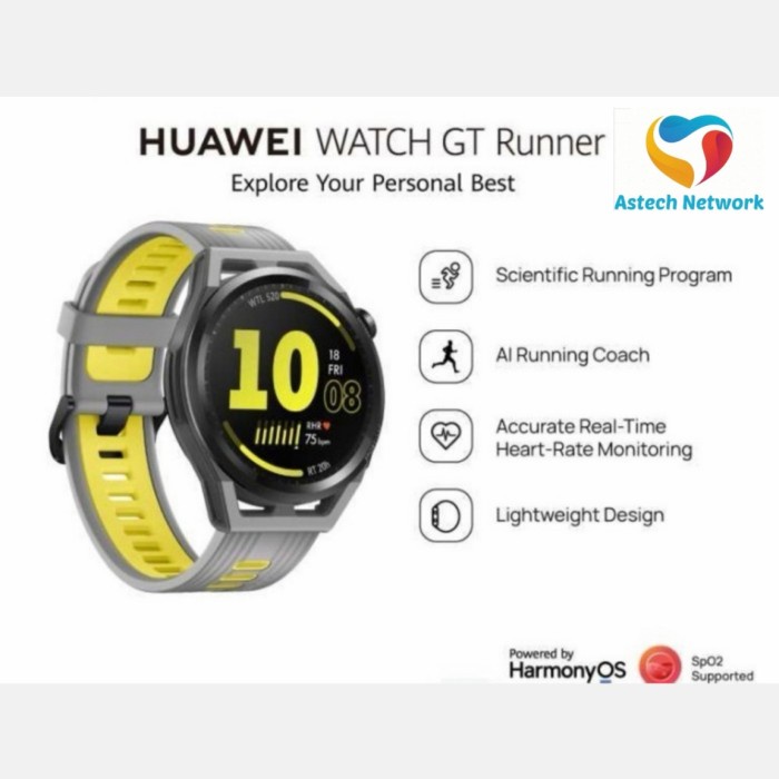 TOP HUAWEI WATCH GT RUNNER GARANSI RESMI -