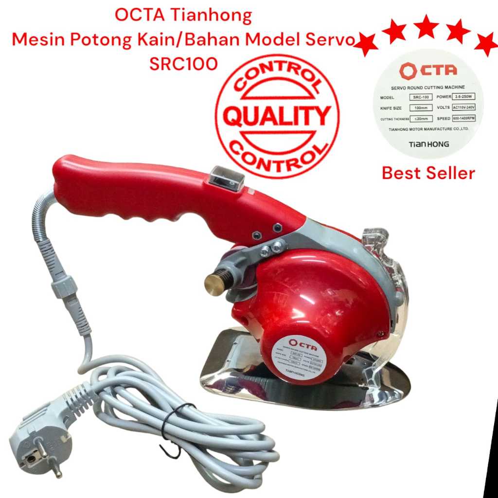 ELEKTRO11- mesin potong - Pisau Octa mesin potong bahan/kain octa servo SRC 100 - mesin potong kain