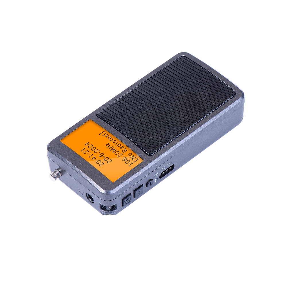 Portable Fm Radio Multifunctional Bluetooth Fm Radio Built-In Speaker Rechargeable Radio Music