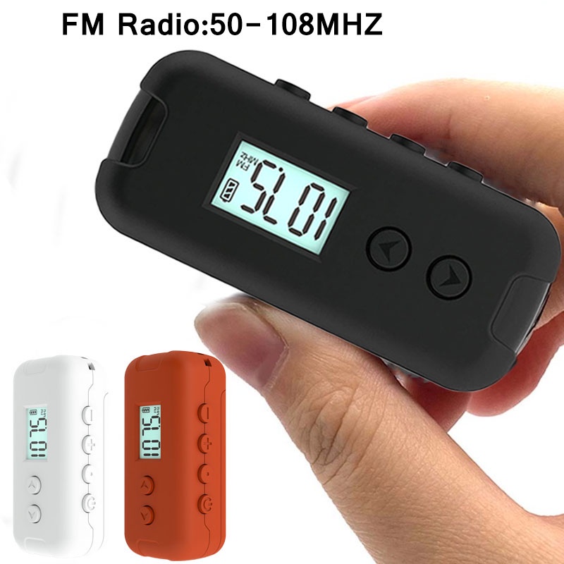 Mini Pocket Fm Radio Portable 50-108Mhz Radio Receiver Stereo Radio Radio Outdoor Player Fm Music