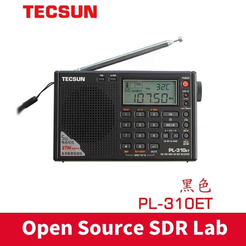 Tecsun Pl-310Et Full Radio Digital Demodulator Fm/Am/Sw/Lw Stereo Radio Portable Radio For English