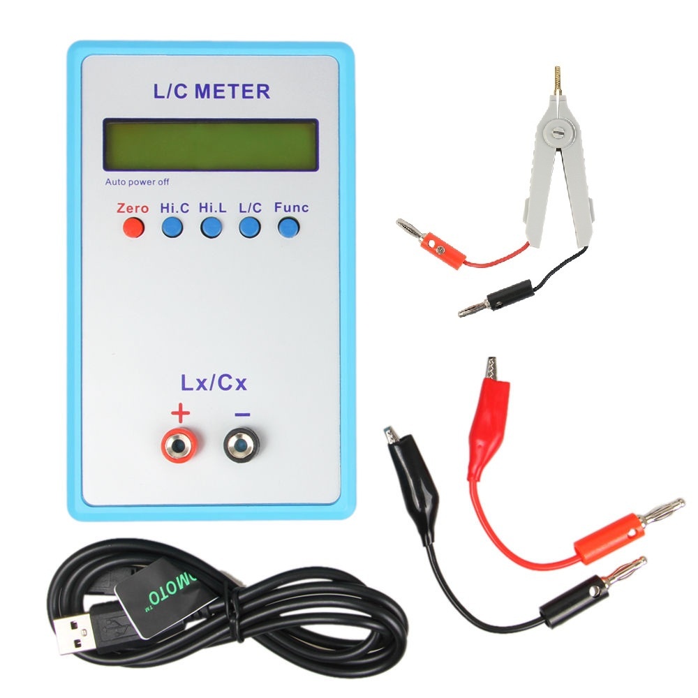 Juntek Lc-200A Lc200A Digital HandheldLcd Capacitance Inductance Meter Precision 1Pf-100Mf 1Uh-100H