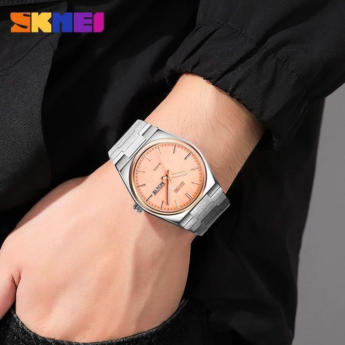 MASIH READY JAM TANGAN PRIA ANALOG TALI STAINLESS STEEL SKMEI 9288