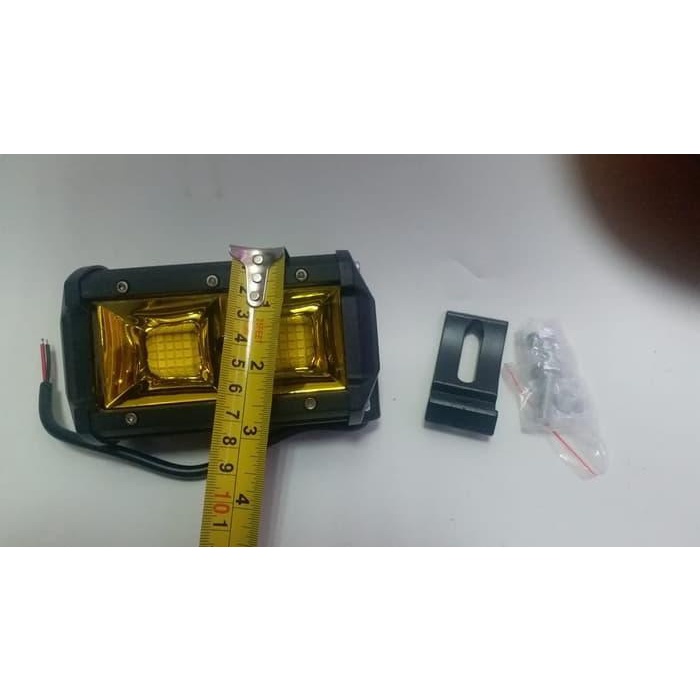 LAMPU KABUT TEMBAK SOROT JARAK JAUH LED MOTOR MOBIL KUNING 60 W A131