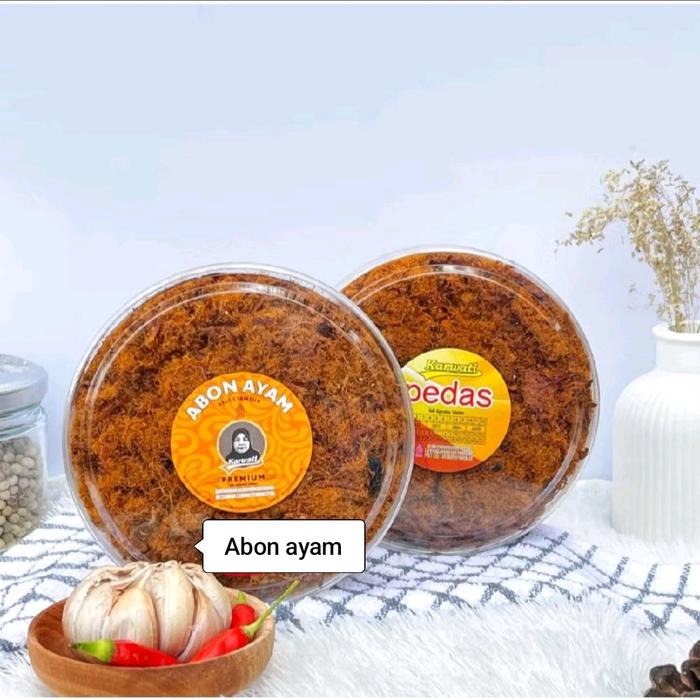

Abon Ayam Karwati Toples Khas Cianjur 150gram halal Food