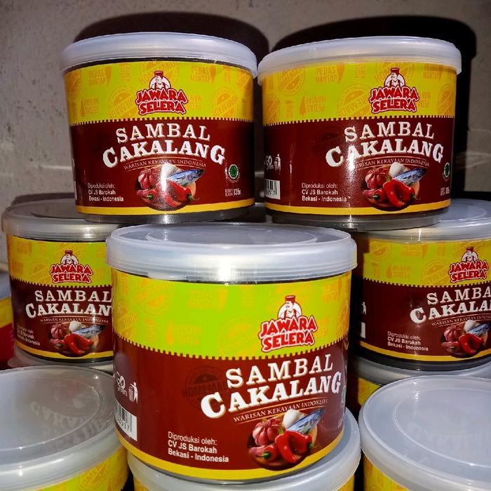 

TERMURAH! SAMBAL JAWARA SELERA ikan roa / sambal terasi/ sambal bawang/ sambal teri Medan /sambal