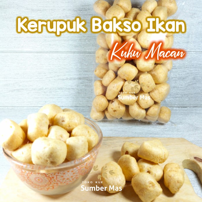 

KERUPUK BAKSO IKAN(100g)
