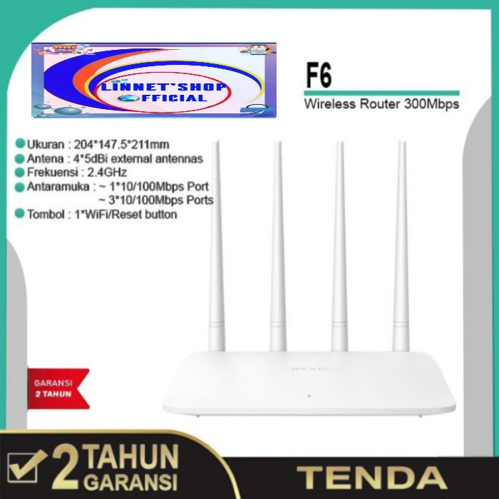 MERtaComp- Tenda F6 Wireless Router Router Tenda F6 LN