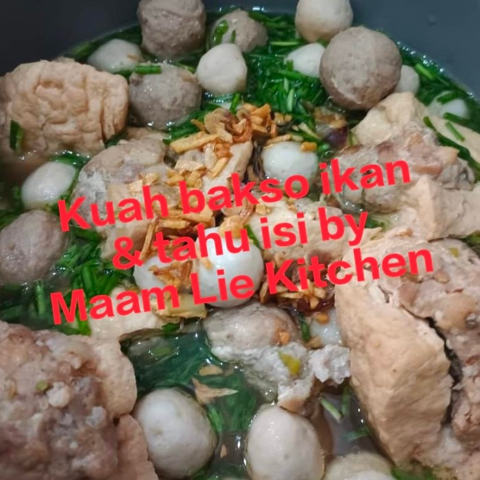 

Sale Terbatas Kuah Tahu Isi Ayam & Bakso Ikan Masakan Kalimantan Aman