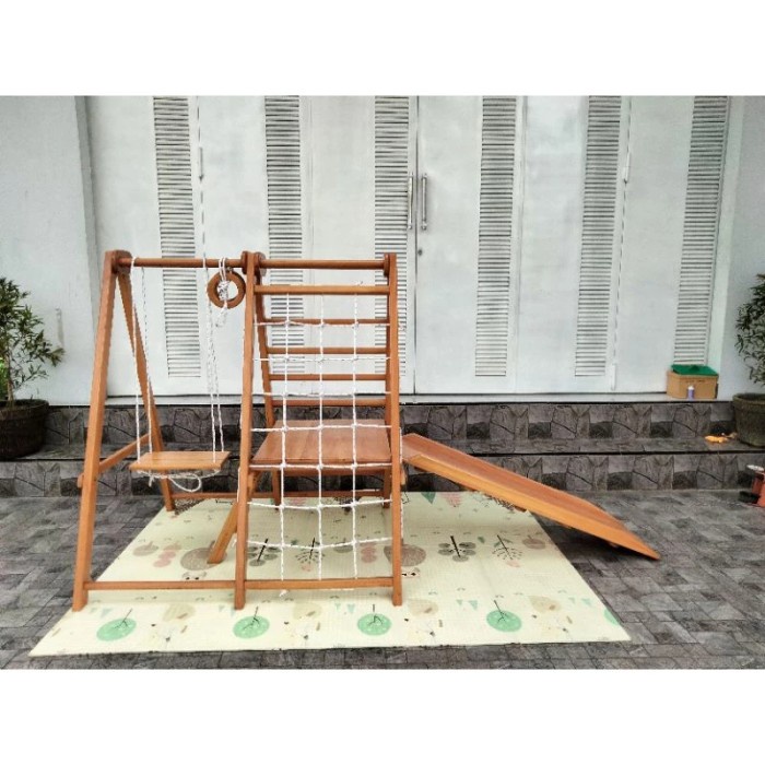 Ready Stok Tangga Brakiasi Playground Anak Tinggi 150 Type Segitiga {Ready High Quality Best Seller