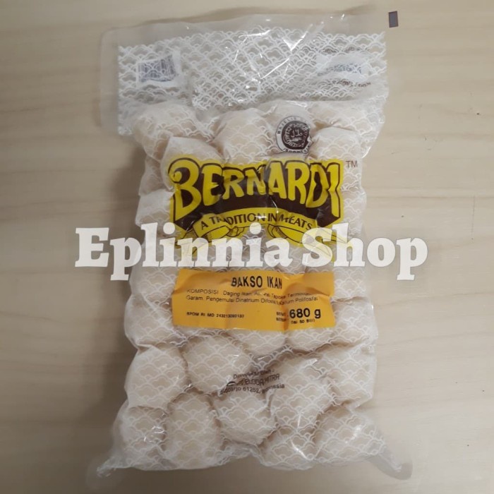 

Sale Terbatas Bernadi Bakso Ikan 680 Gr - 50 Biji Aman